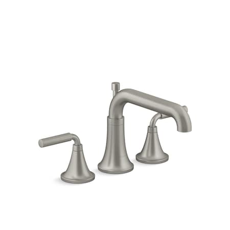 Kohler Tone Deck Mount Bath Faucet W. Diverter Vibrant Brushed Nickel T26440-4-BN